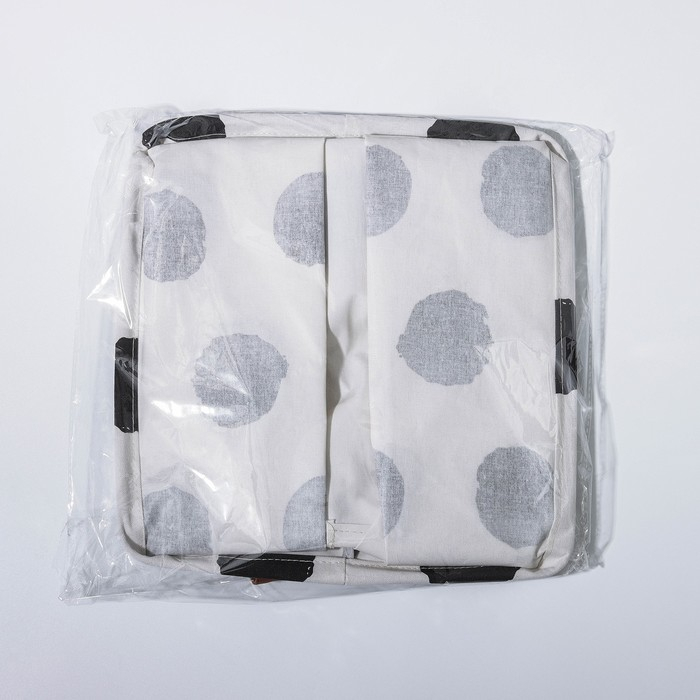 Корзина для хранения «Далматин», 33×33×31 см, цвет чёрно-белый Корзина для хранения «Далматин», 33×33×31 см, цвет чёрно-белый