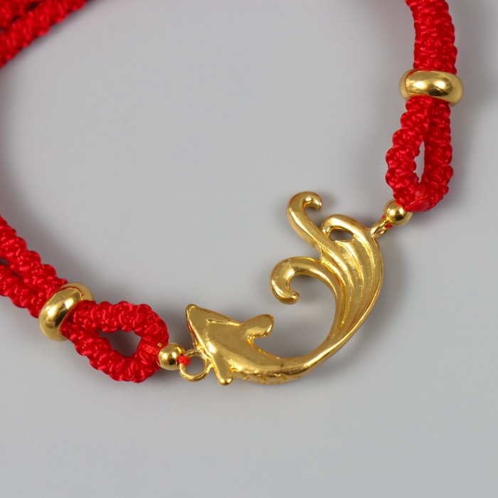 Браслет фен-шуй Браслет фен-шуй "Растительный узор" регулируемая длина