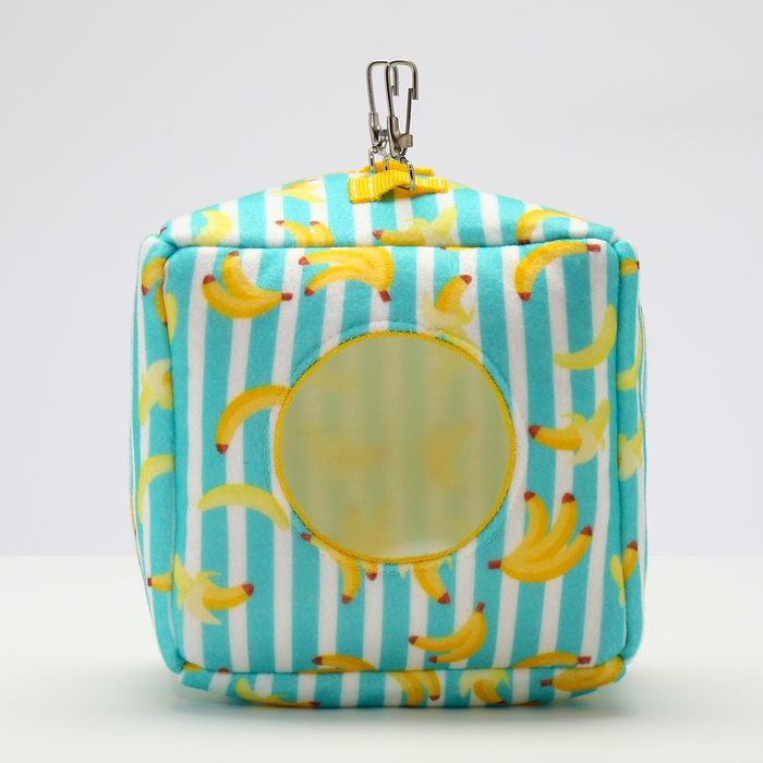 Подвесной домик-кубик Подвесной домик-кубик "Бананы", 17 х 17 х17 см