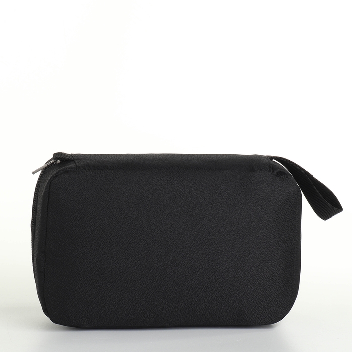Косметичка-несессер на молниях, цвет чёрный Косметичка-несессер на молниях, цвет чёрный