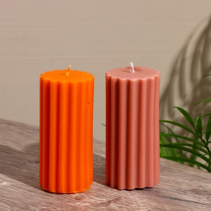 Свеча  Свеча "Колонна" 5х5х10 см, соевый воск