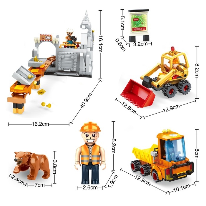 Конструктор «Кладоискатели. Золотой прииск», 463 детали Конструктор «Кладоискатели. Золотой прииск», 463 детали