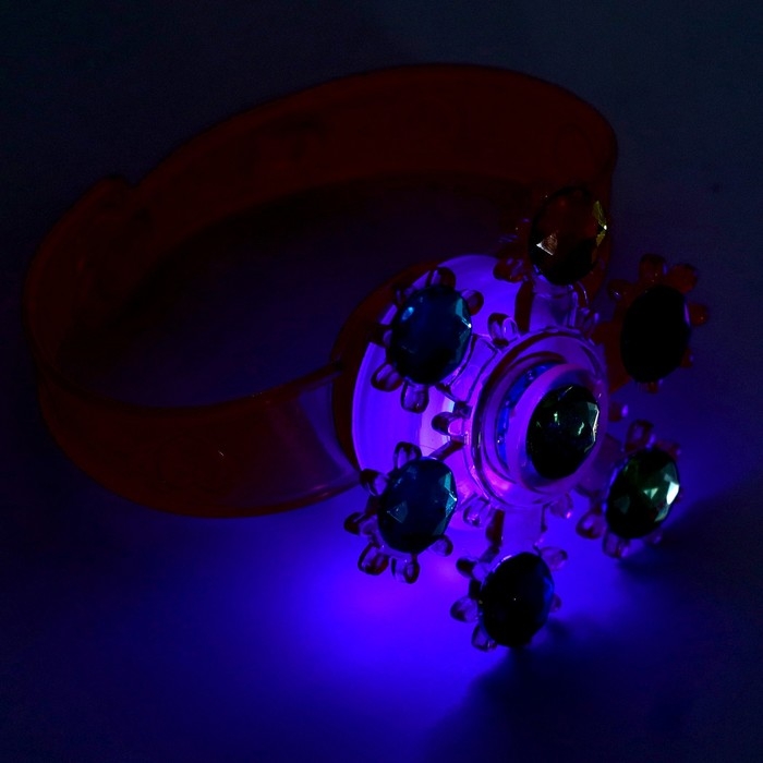 Спиннер «Браслетик», световой, цвет МИКС