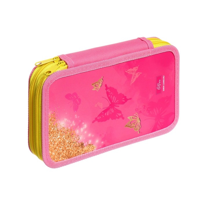 Пенал 2 секции, 125 х 205 х 40 мм, Calligrata 30П26/2 Пенал 2 секции, 125 х 205 х 40 мм, Calligrata 30П26/2 "Балерина", ламинированный картон