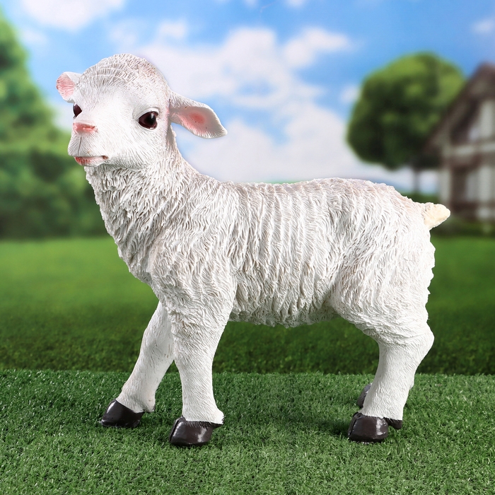 Садовая фигура  Садовая фигура "Ягненок" 30х12х31см