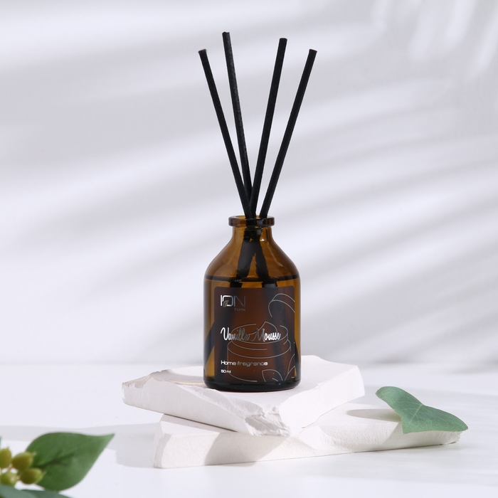 Диффузор ароматический Ванильный мусс (Vanilla Mousse) ION, 50 мл Диффузор ароматический Ванильный мусс (Vanilla Mousse) ION, 50 мл