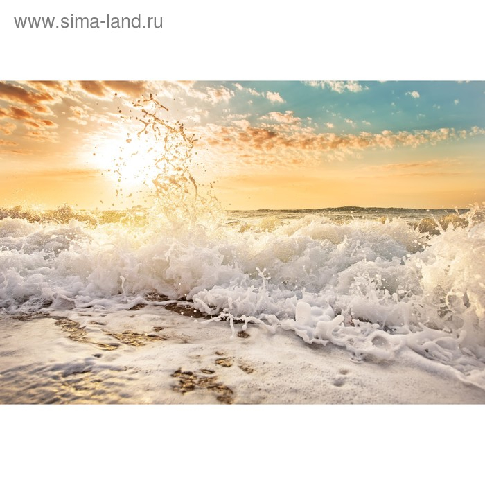 Картина на подрамнике Картина на подрамнике "Морская пена" 50*100 см
