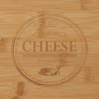 Набор для подачи сыра Доляна Cheese, 3 ножа, доска 38×18,5 см, бамбук