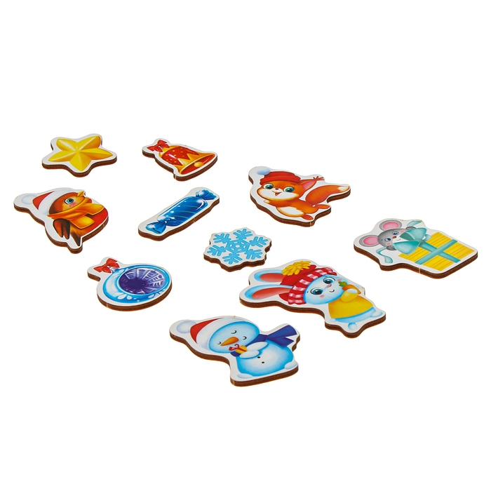 Новогодняя головоломка. Липучки «Новый год! Наряди ёлочку» Новогодняя головоломка. Липучки «Новый год! Наряди ёлочку»