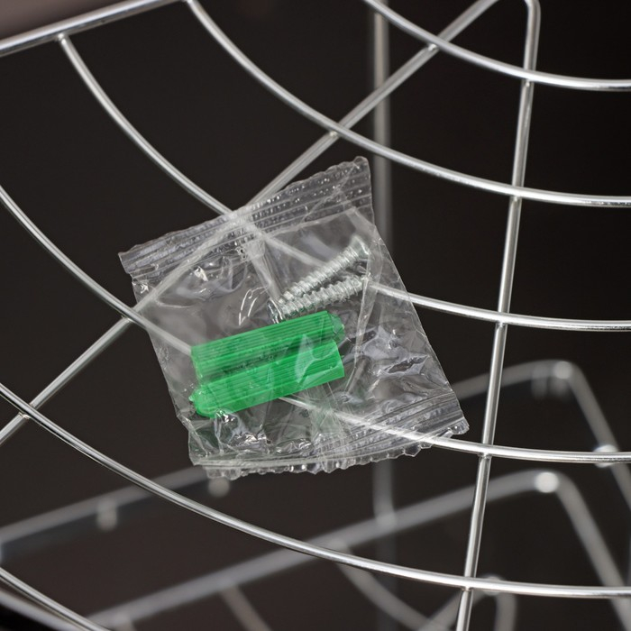 Полка угловая 3-х ярусная Доляна, 21×21×57,5 см, цвет хромированный Полка угловая 3-х ярусная Доляна, 21×21×57,5 см, цвет хромированный