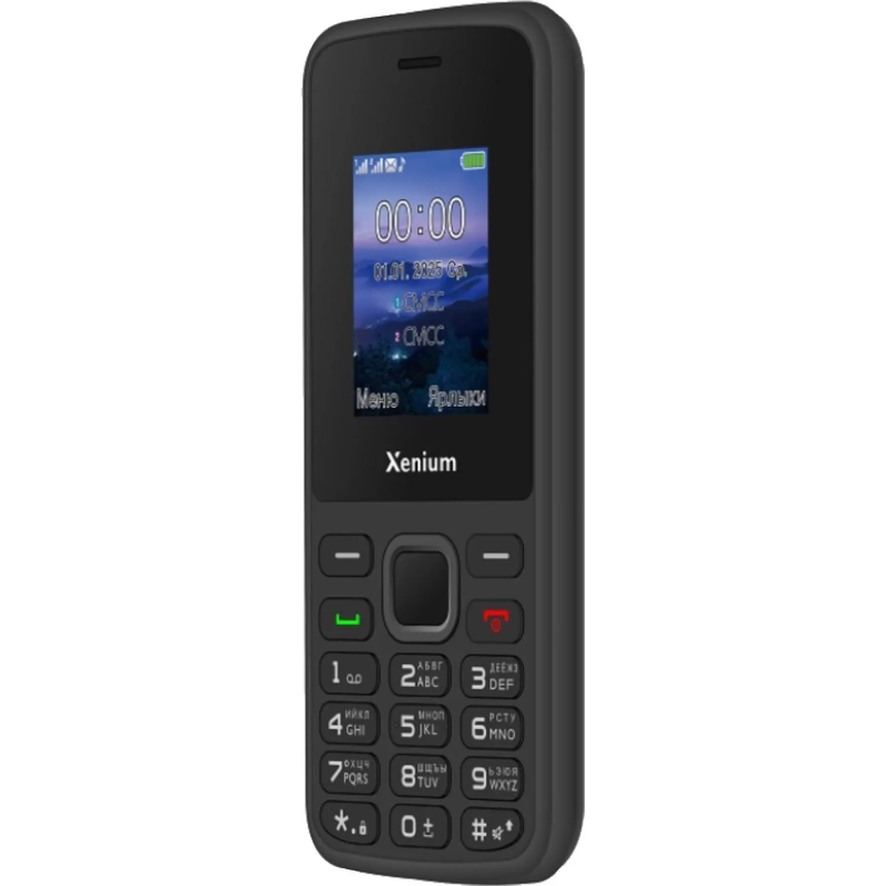 Мобильный телефон Xenium X175 черный 2Sim 1.8 128x160 Nuc