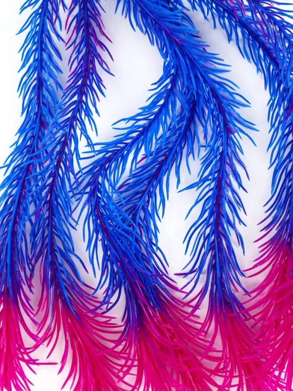 Растение для аквариума, до 35 см, синее