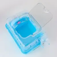 Клетка-переноска для грызунов, 23 х 17 х 16 см, бирюзовая Клетка-переноска для грызунов, 23 х 17 х 16 см, бирюзовая