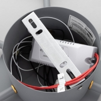 Люстра с ПДУ 2301/6GR LED 120Вт 3000-6000К серый 75х75х8 см BayerLux