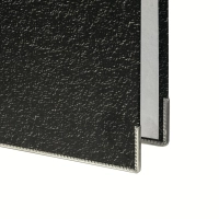 Папка-регистратор  50 мм мрамор с зелым кор,мет.уг,бум/бум