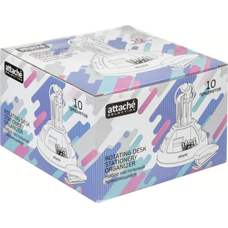 Набор настольный Attache Selection для канц мелочей черный/серый 360