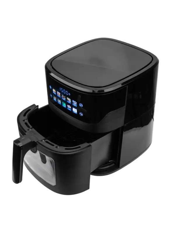 Аэрогриль ELTRONIC 777-02, 6.3л, 1600 Вт, 10 программ, 80-200&deg;C, таймер до 60 мин, черный