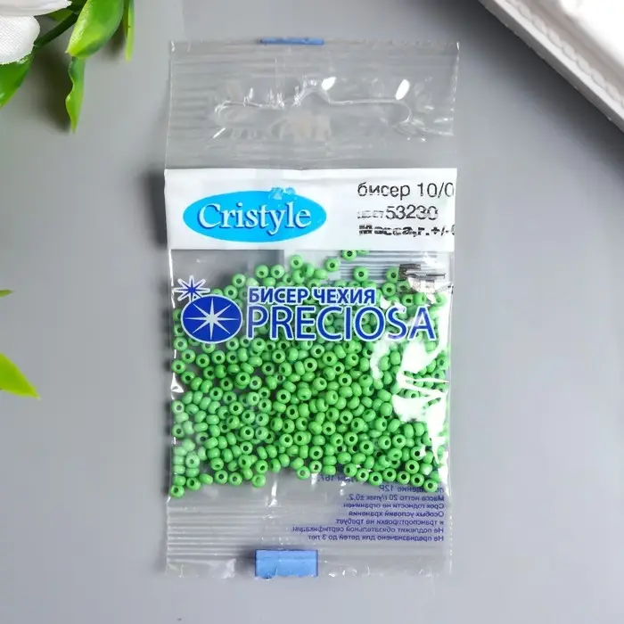 Бисер Чехия "Preciosa" 5г 10/0 (53230) Бисер Чехия "Preciosa" 5г 10/0 (53230)