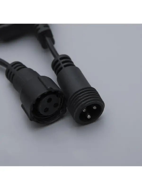 Гирлянда &laquo;Занавес&raquo; 2&times;6 м, IP44, УМС, тёмная нить, 1440 LED, свечение белое, 220 В