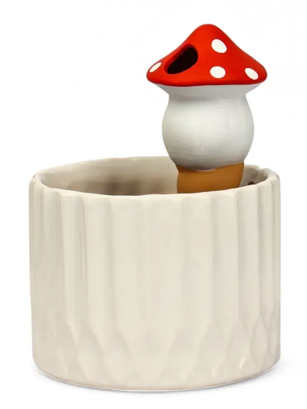 Автополив для комнатных растений &laquo;Грибочек&raquo;, 16.5&times;7 см, керамика, набор 4 шт., МИКС