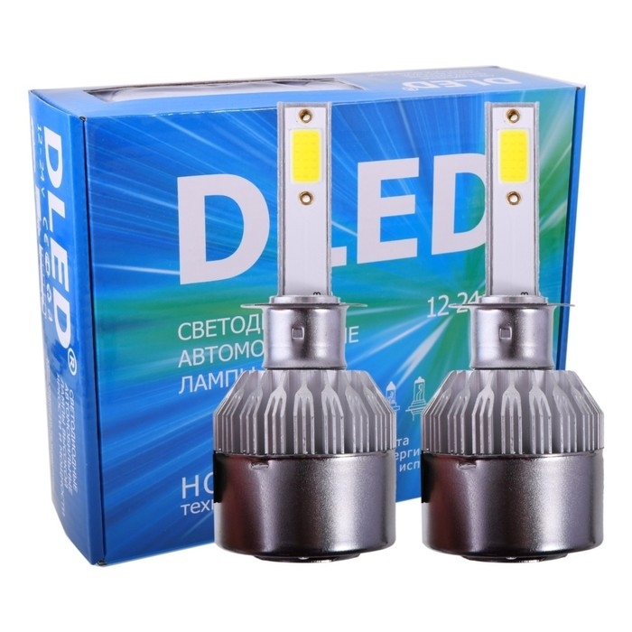 Светодиодная лампа DLED H1, C6 Original, 12V, 6500K, в наборе 2 шт Светодиодная лампа DLED H1, C6 Original, 12V, 6500K, в наборе 2 шт