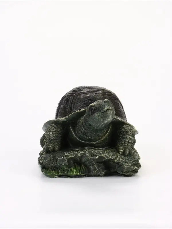 Садовая фигура из полистоуна &laquo;Черепаха на камне&raquo;, 23&times;14&times;12 см, Greengo