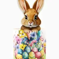 Ободок для кулича на Пасху «Зайчик», 31.9×18 см Ободок для кулича на Пасху «Зайчик», 31.9×18 см