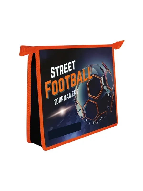 Папка д/тетрадей А5 молния сверху пластик "Уличный спорт" 230*190*50