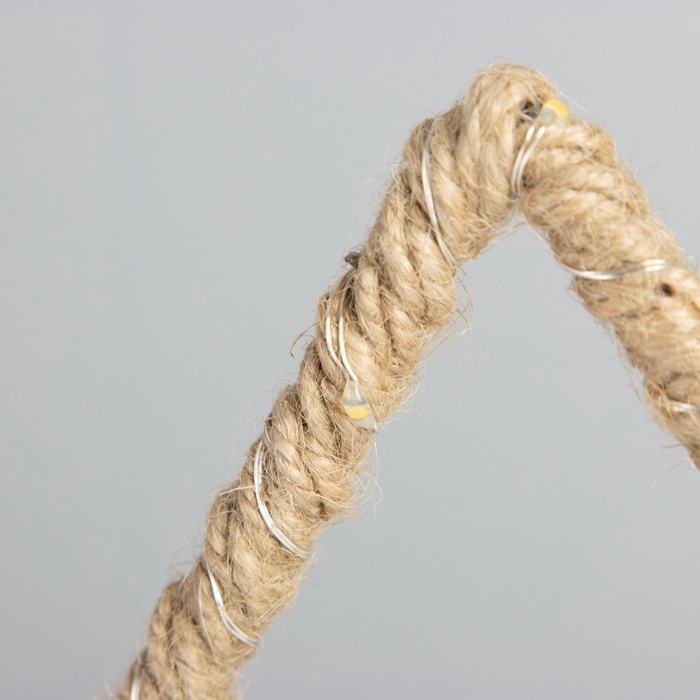 Светильник "Новогодняя елка" LED 3хААА черный 7х20х37см