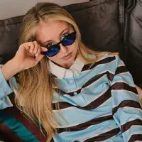 Очки солнцезащитные &laquo;OneSun. Панто&raquo;, uv 400, линза 4.7&times;4.1 см, синие