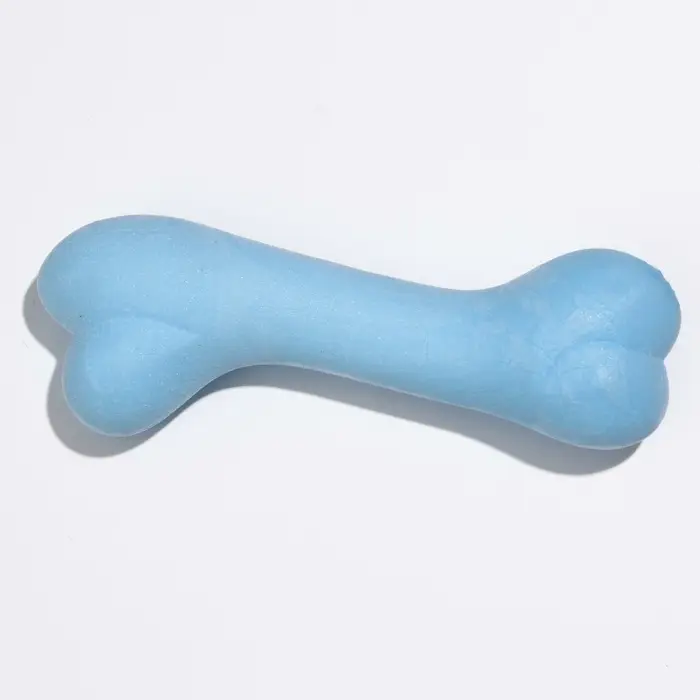 Плавающая игрушка для собак Пижон Premium &laquo;Кость-волна&raquo;, 12.5&times;4 см, вспененный TPR, голубая