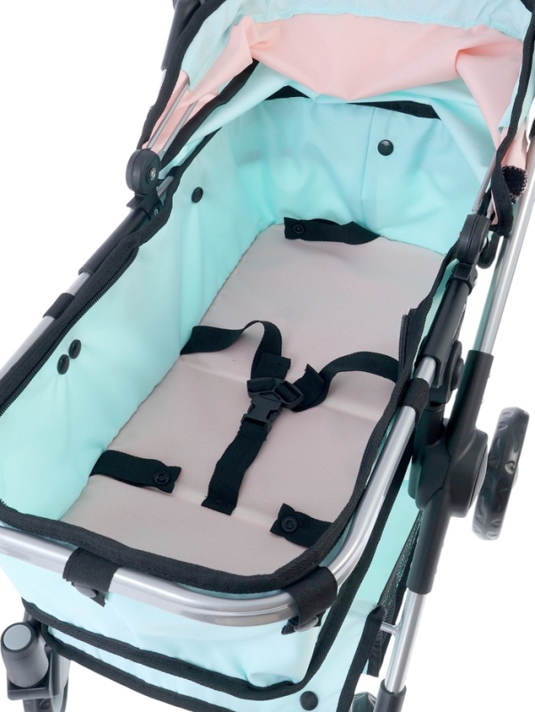 Коляска для кукол универсальная «Нежность», с корзиной, металлический каркас Коляска для кукол универсальная «Нежность», с корзиной, металлический каркас