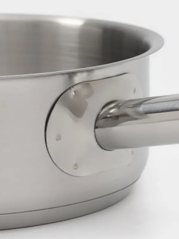 Ковш Hanna Kn&ouml;vell, 1.8 л, d=18, h=6.5 см, с крышкой, толщина стенки 0.8 мм, индукция, нержавеющая сталь