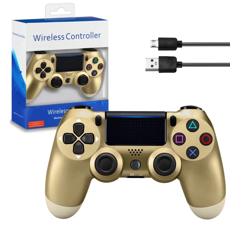 Джойстик PS4 DualShock беспроводной AA золото Джойстик PS4 DualShock беспроводной AA золото