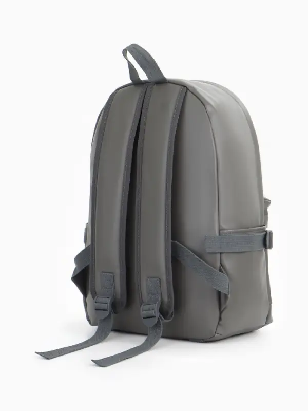 Рюкзак молодёжный на молнии, 3 кармана, размер 29&times;12&times;42 см, серый