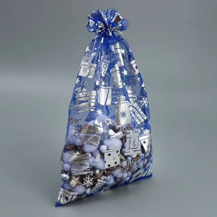 Мешочек подарочный органза «Зимние радости», 20 х 30 см +/- 1.5 см Мешочек подарочный органза «Зимние радости», 20 х 30 см +/- 1.5 см