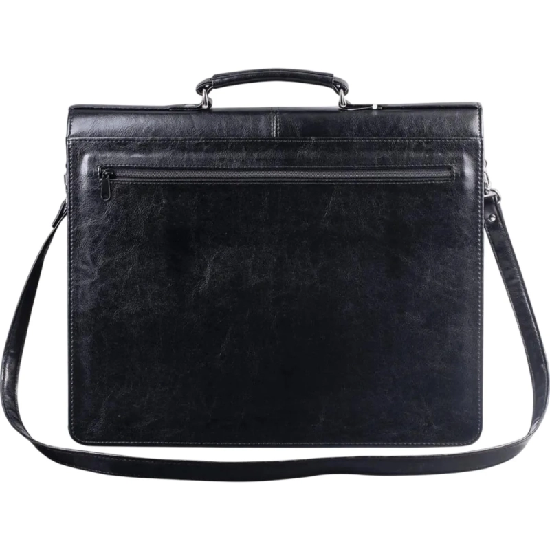 Портфель Бизнес имп.винилискожа,черный,мод.309/чер