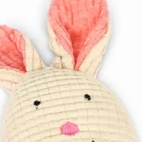 Мягкая игрушка для собак &laquo;Заяц&raquo;, 26.5 с, с пищалкой, белая
