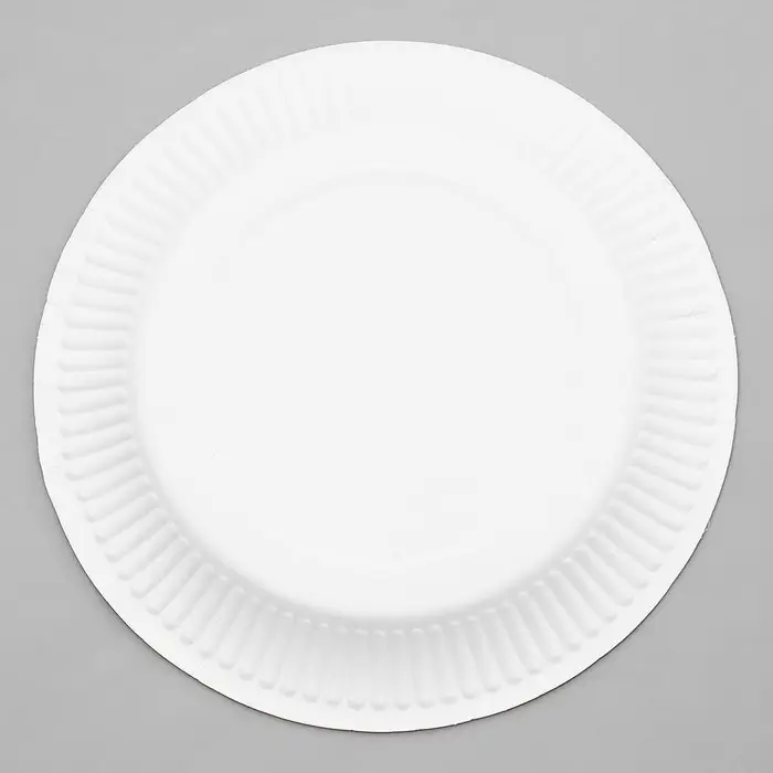 Тарелка одноразовая бумажная Happy Birthday, 18 см