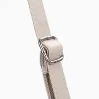 Сумка женская кросс-боди на молнии, 20.5&times;2&times;13 см, серая