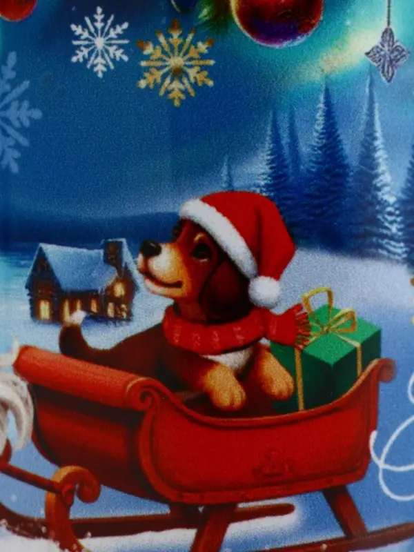 Кружка керамическая новогодняя «Тепла и счастья», 320 мл