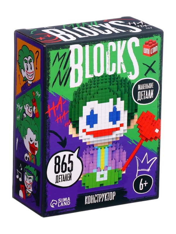 UNICON Конструктор  UNICON Конструктор "Mini Blocks", Джокер