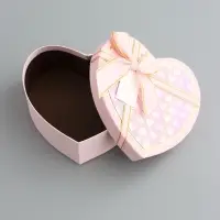 Набор коробок 3 в 1 сердца 22 х 20 х 9;  18.5 х 17 х 7.5; 16 х 14 х 6 см