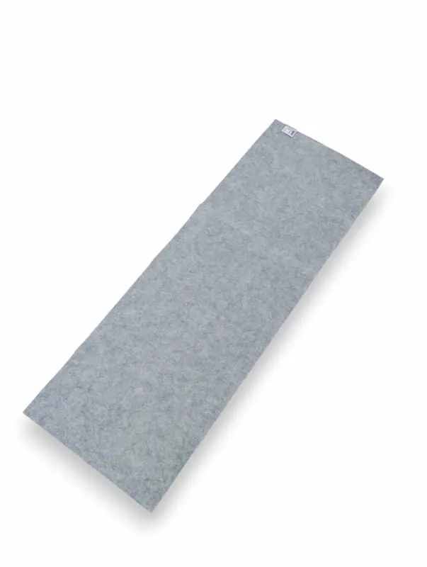Коврик - лежак для бани и сауны, 160&times;55 см, полиэстер 70%, шерсть 30%, серый, &laquo;Добропаровъ&raquo;