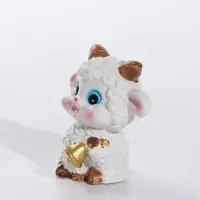 Фигурка полистоун &laquo;Бараш - кудряш с колокольчиком&raquo;, 3&times;2.5&times;4 см, МИКС