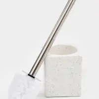 Ерш для унитаза с подставкой керамика "Крошка" белый