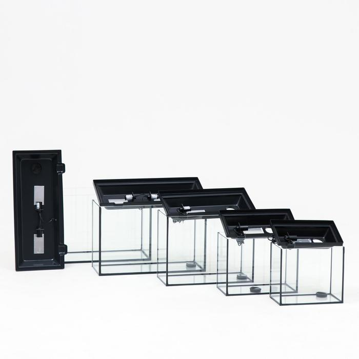 Комплект аквариумов с крышками Комплект аквариумов с крышками "Матрёшка" - 5 шт, Прямоугольный Атолл, 13, 16, 29, 40, 52 л