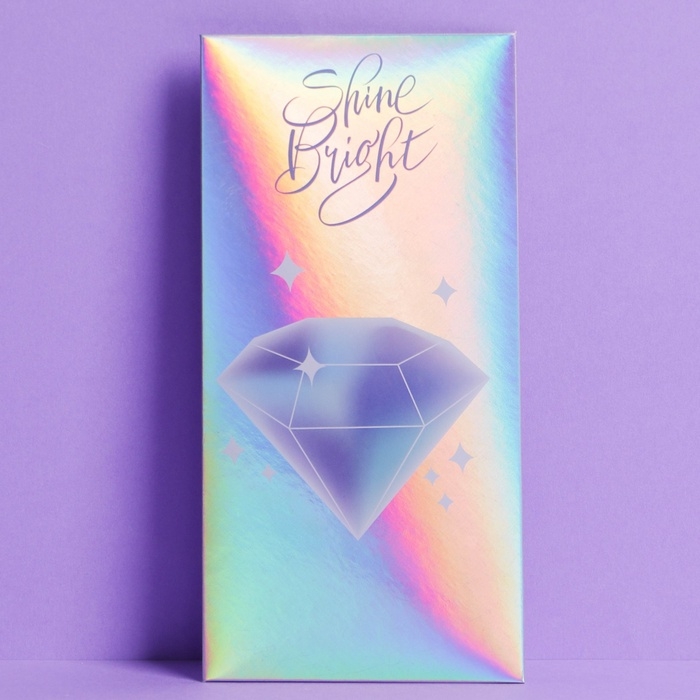 Набор  конвертов для денег «Тебе», голография, 5 шт Набор  конвертов для денег «Тебе», голография, 5 шт