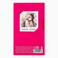 Стикеры &laquo;Аниме девочка с кошкой&raquo;, 5 блоков, 30 л.