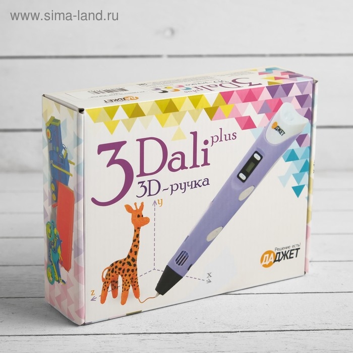 3D ручка 3Dali Plus (KIT FB0021Y), ABS и PLA, желтая (+ трафарет и пластик) 3D ручка 3Dali Plus (KIT FB0021Y), ABS и PLA, желтая (+ трафарет и пластик)